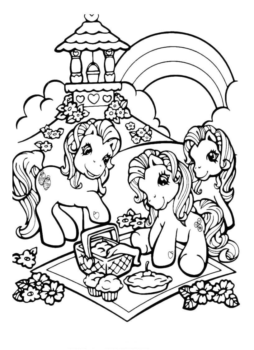Живая раскраска “Мой маленький пони: Дружба – это чудо!”